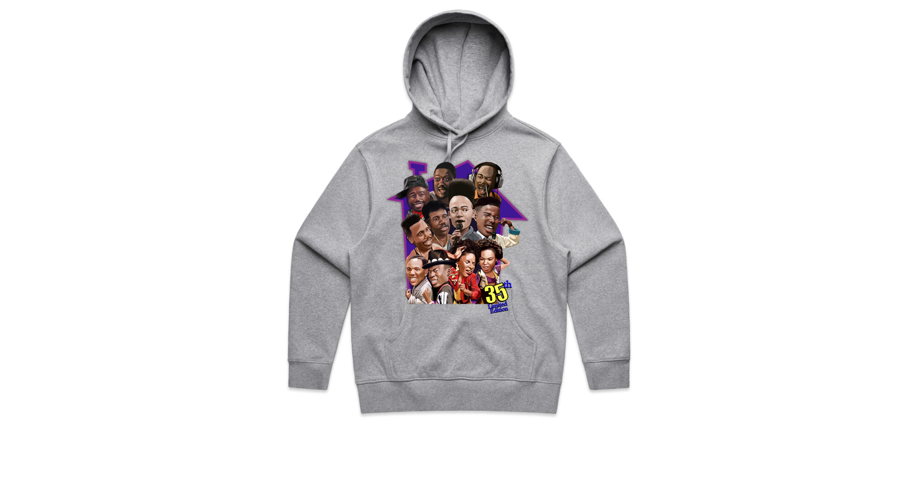 Limited Edition House Party 35th Single Sided - Oversized Premium Heavy Hoodie