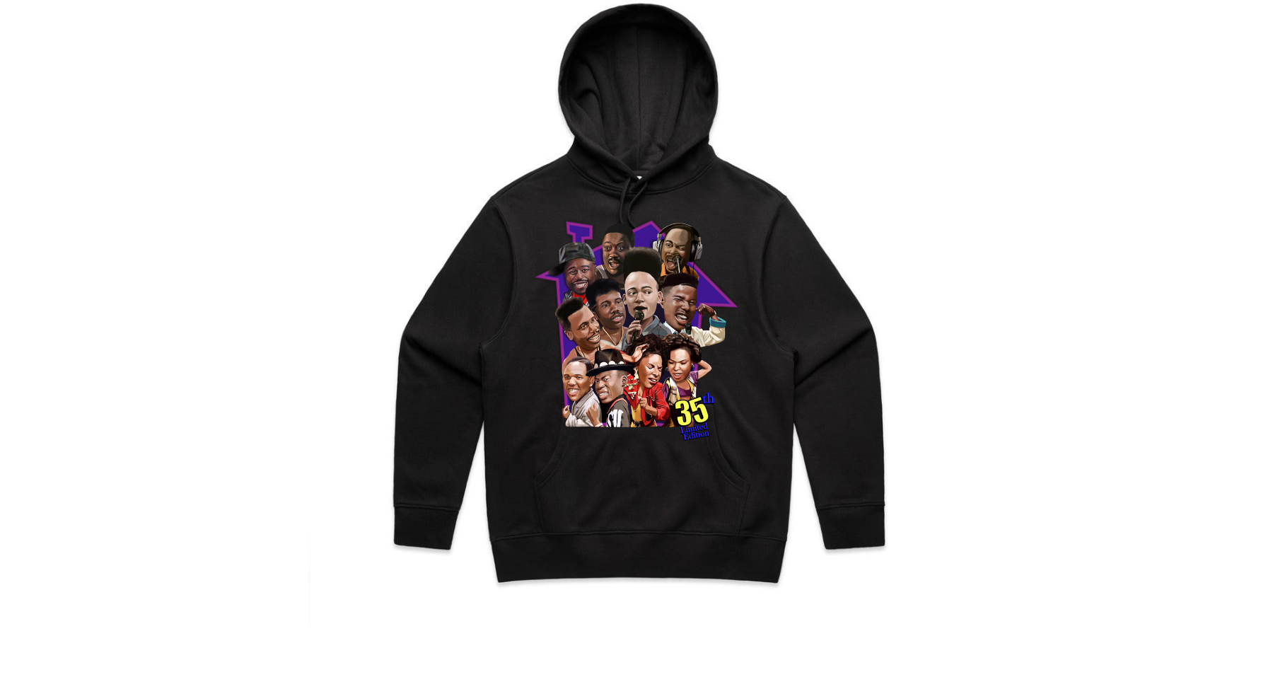 Limited Edition House Party 35th Single Sided - Oversized Premium Heavy Hoodie