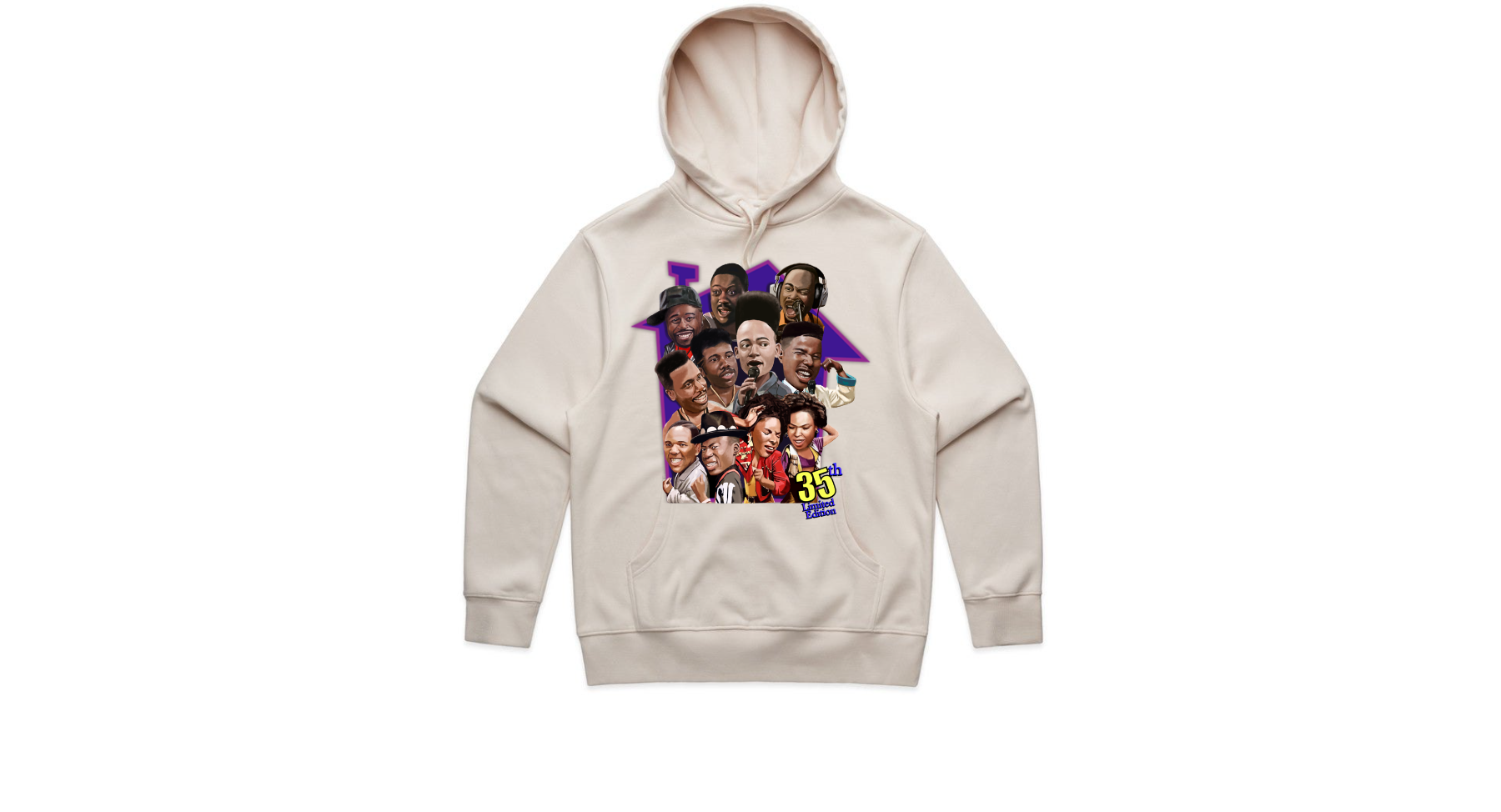 Limited Edition House Party 35th Single Sided - Oversized Premium Heavy Hoodie