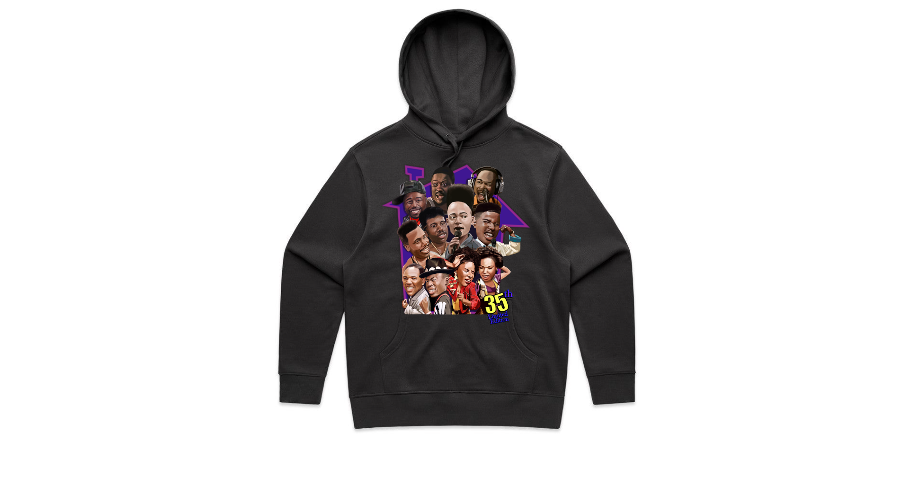 Limited Edition House Party 35th Single Sided - Oversized Premium Heavy Hoodie