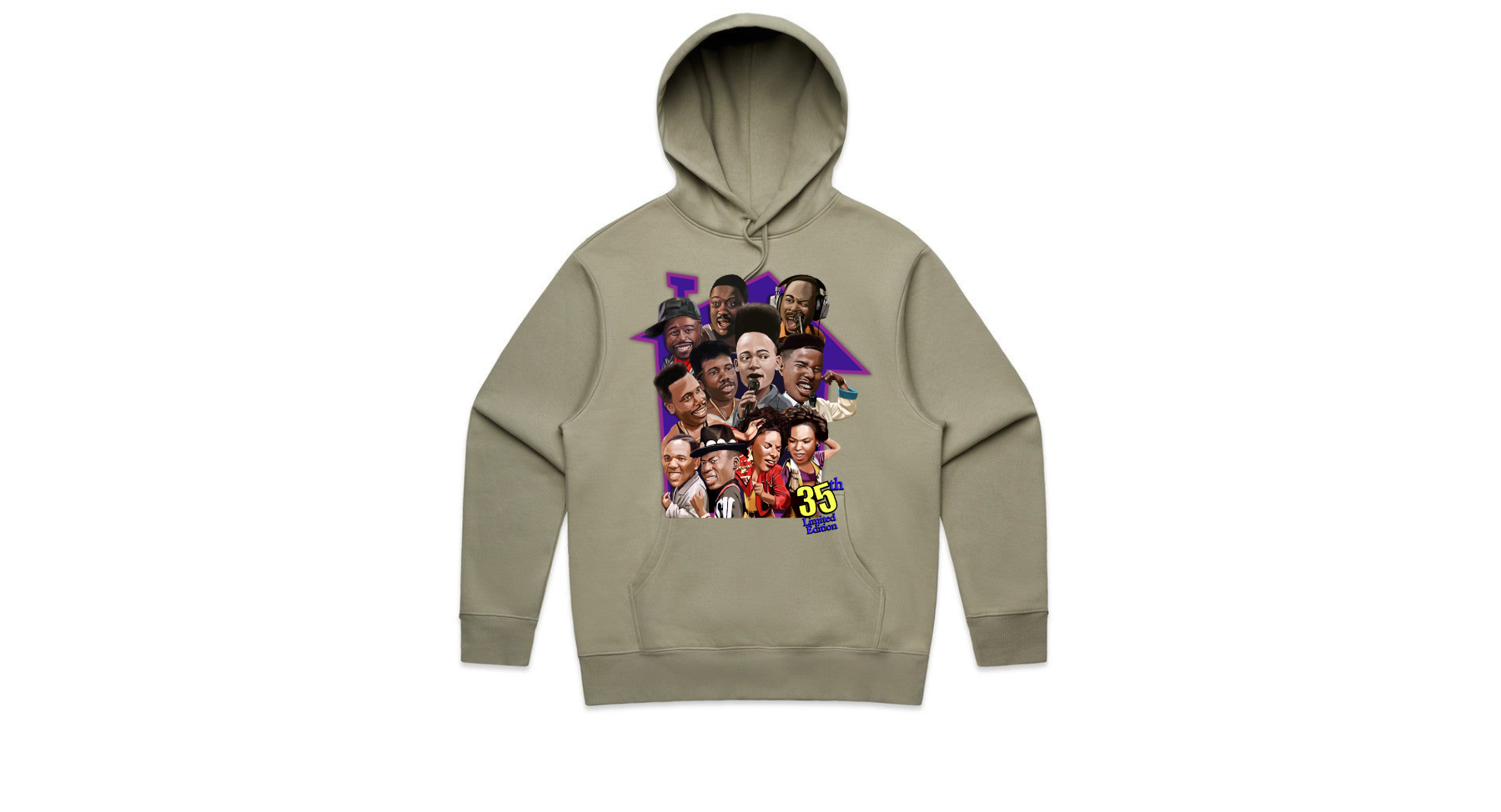 Limited Edition House Party 35th Single Sided - Oversized Premium Heavy Hoodie