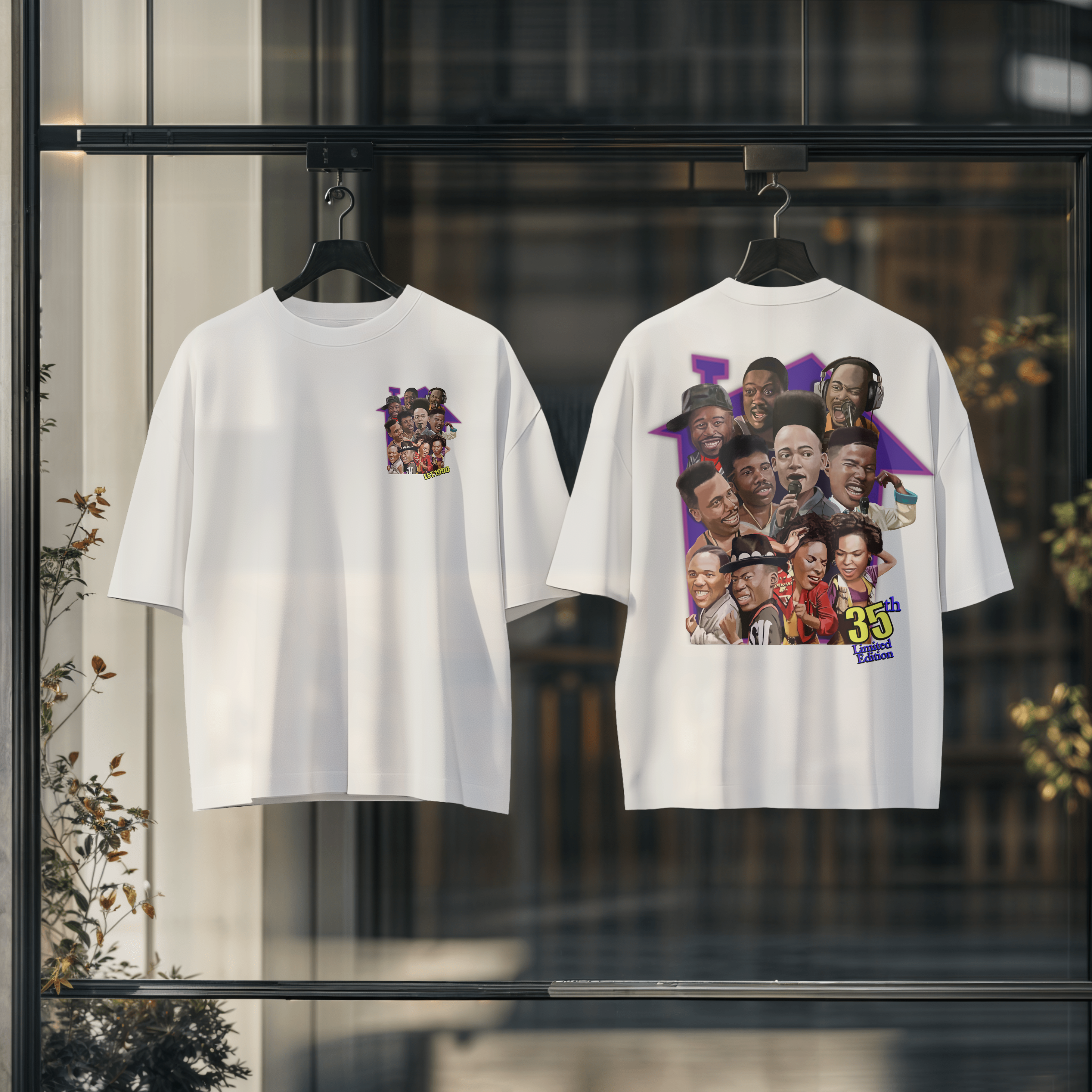 The House Party Collection - 35th Special Addition DOUBLE SIDED T-Shirt - Black or White