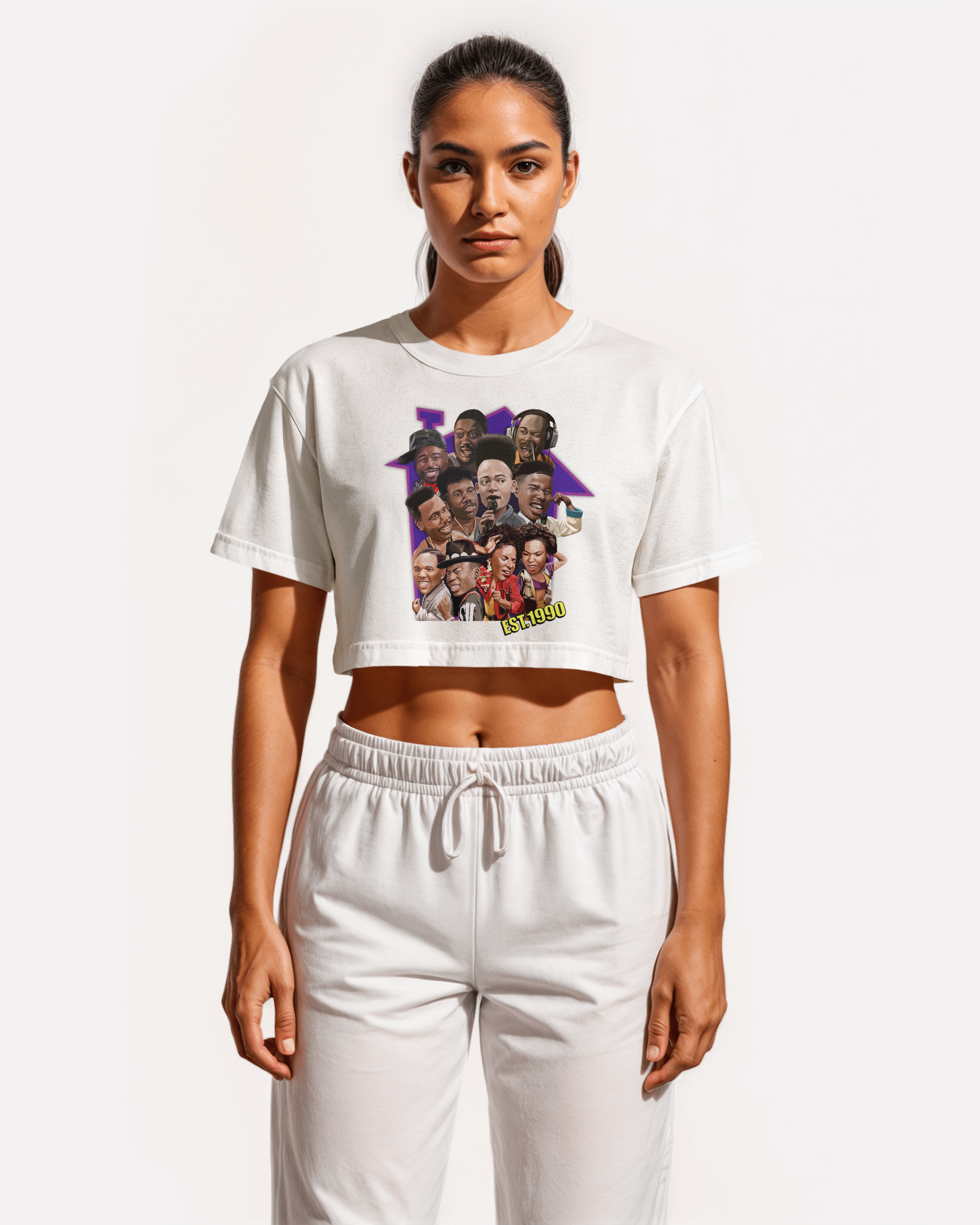 The 35th Anniversary Collection - Female Crop Top  Black or White