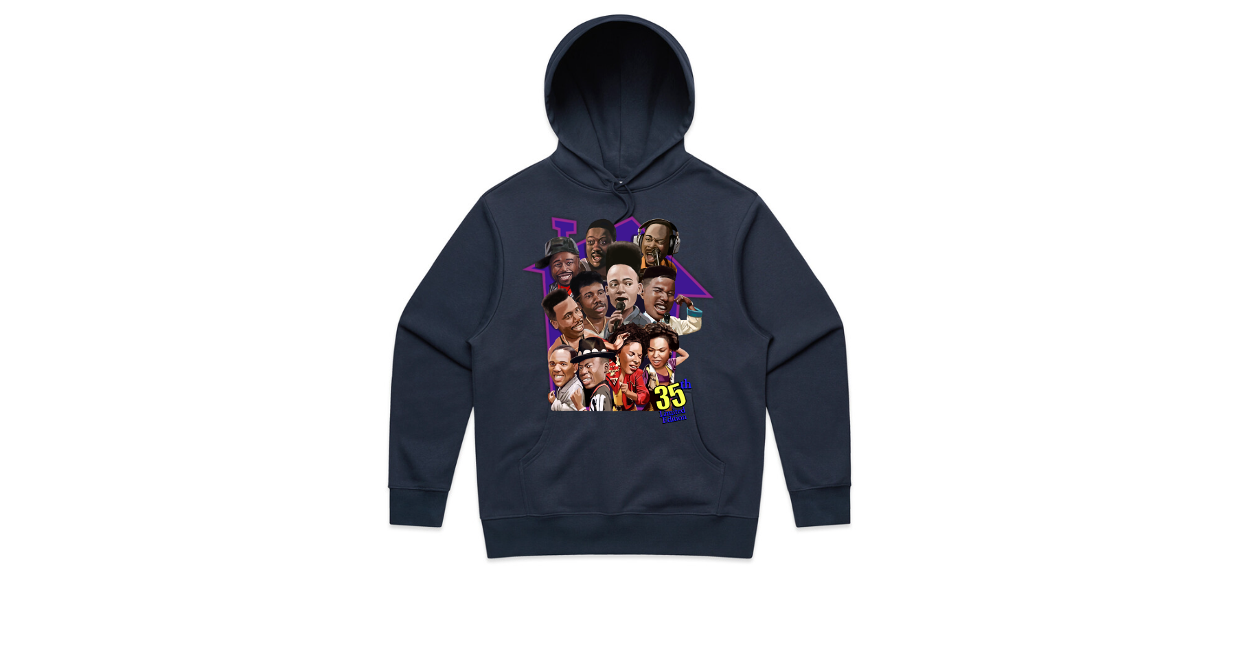 Limited Edition House Party 35th Single Sided - Oversized Premium Heavy Hoodie